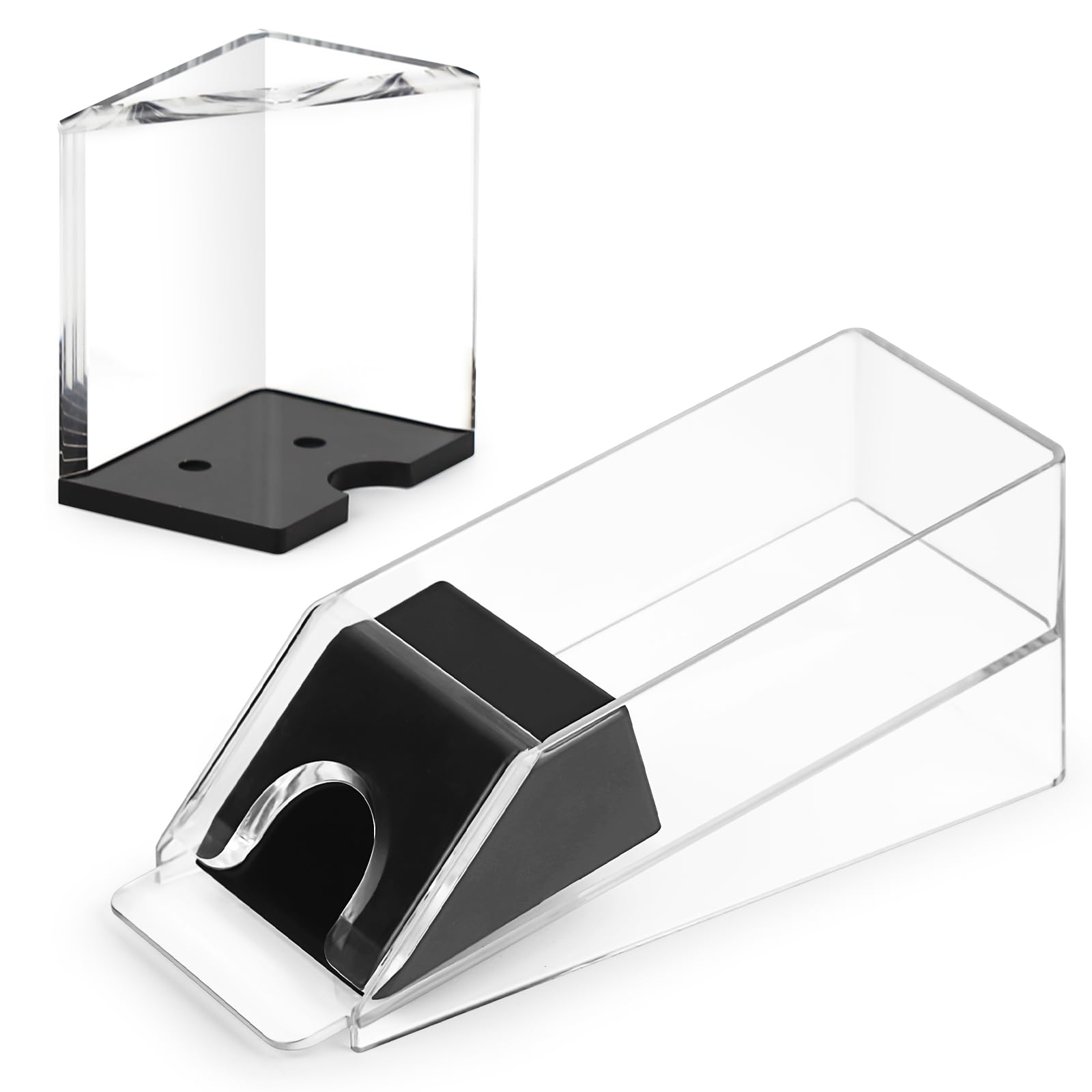 Amazon.com : Akamino 4 Deck Blackjack Shoe and Discard Tray, Clear